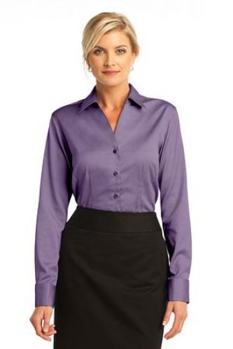 Ladies French Cuff Non-Iron Pinpoint Oxford
