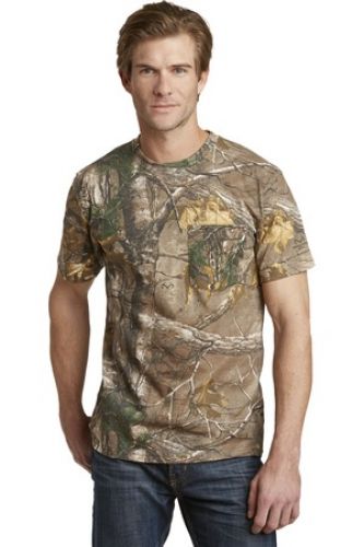 Outdoors Realtree Explorer 100% Cotton T-Shirt with Pocket