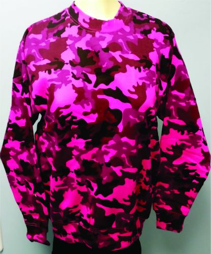 Military Camouflage Crew Neck Sweatshirt