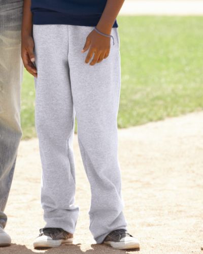 Eco Youth Open Bottom Sweatpants with Pockets