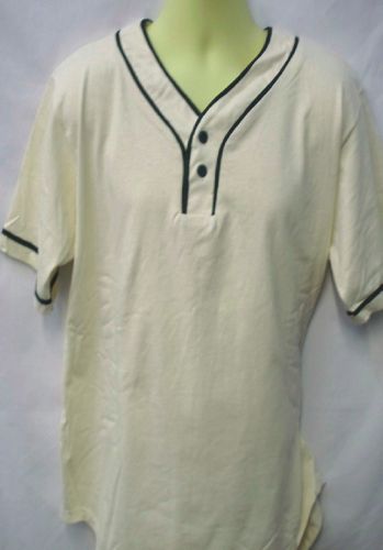 2-Button Pullover Baseball Shirt
