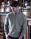Vintage 1/4 Zip Cotton Cashmere Sweater