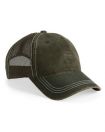 Weathered Cotton Mesh Back Cap
