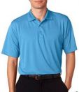 UltraClub Mens Cool and Dry Jacquard Performance Polo