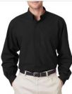 UltraClub Mens Easy-Care Broadcloth