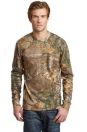 Outdoors Realtree Long Sleeve Explorer 100% Cotton T-Shirt with Pocket