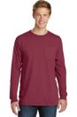 Essential Pigment-Dyed Long Sleeve Pocket Tee