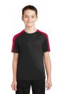 Youth PosiCharge Competitor Sleeve-Blocked Tee