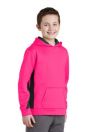 Youth Sport-Wick Fleece Colorblock Hooded Pullover