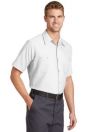 Long Size, Short Sleeve Industrial Work Shirt