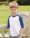 Toddler Three-Quarter Sleeve Baseball Jersey