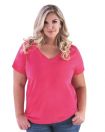 Curvy Collection Women's V-Neck Tee