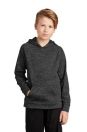 Youth PosiChargeÂ® Electric Heather Fleece Hooded Pullover