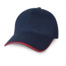 Constructed Lightweight Brushed Cotton Twill Sandwich Cap