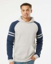 Nublend® Varsity Colorblocked Raglan Hooded Sweatshirt - 97CR